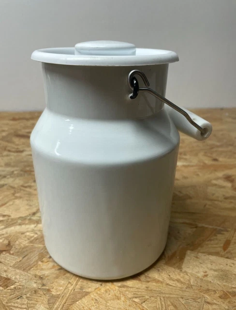 Riess Emaille-Wassereimer Classic Weiß – 10 Liter, Durchmesser 28 Cm, Mit Henkel