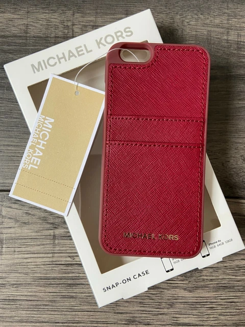 MICHAEL KORS CUIR IPHONE 6 6s Snap On Coque Avec Carte Fente Neuf Emballe EUR 39 54 PicClick FR