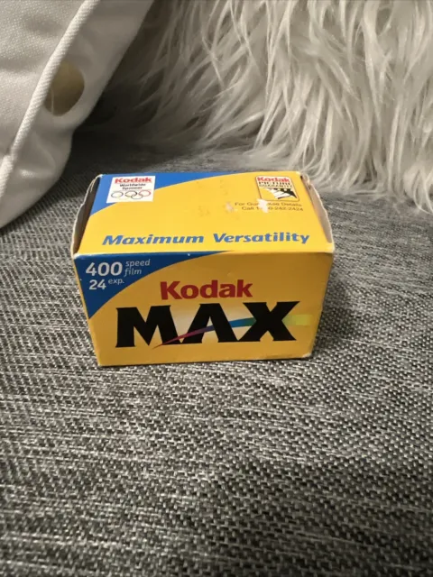 Película Kodak Max 400 35mm 24exp NUEVA sellada 2004 caducada