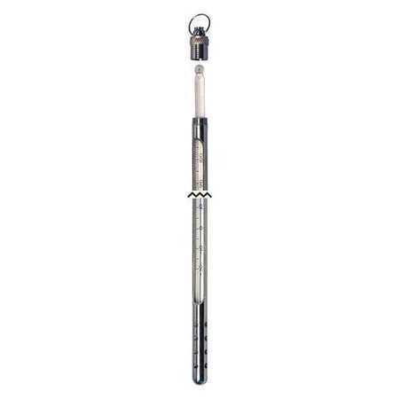 Vee Gee 80908E-A Liquid In Glass Thermometer,12" L