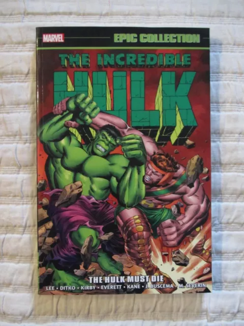 Incredible Hulk Epic Collection: The Hulk Must Die (2017) TPB  - **MEGA** Rare