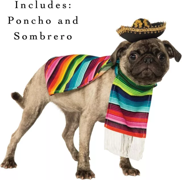 Rubie's Official Mexican Serape Pet Dog Costume X-Large 2