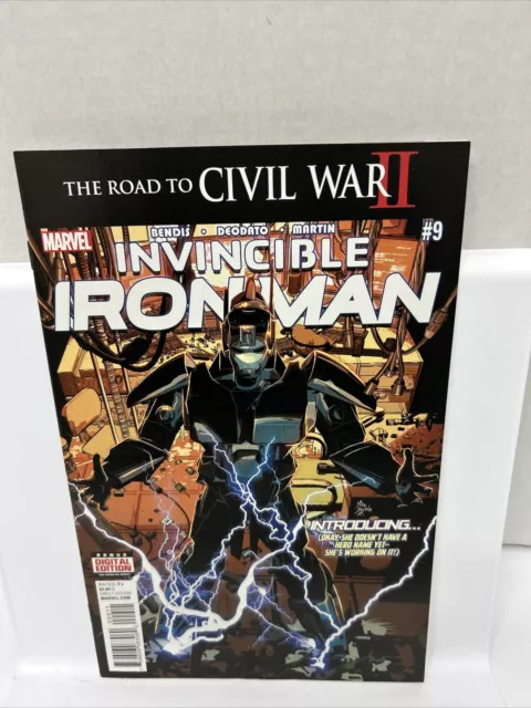 Invincible Iron Man #9 First Print Full Appearance Riri Williams Ironheart🔥🔥🔥