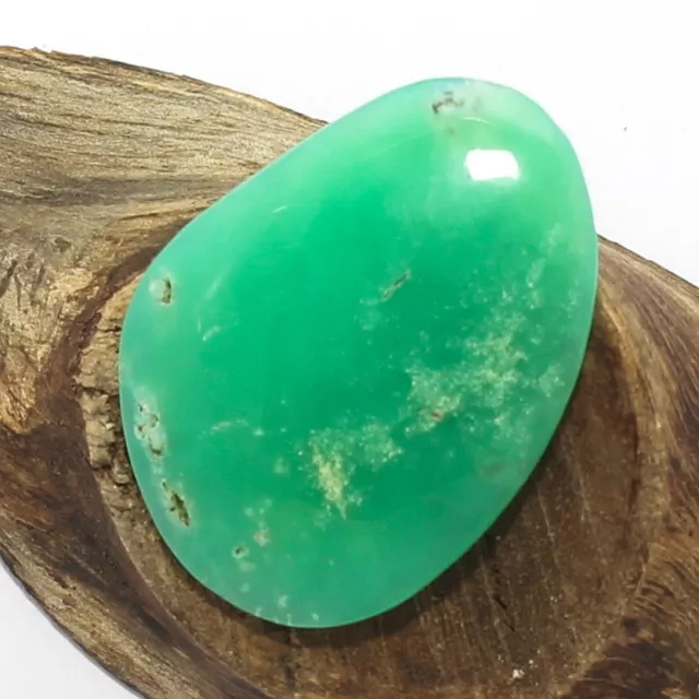 31.55CTS NATURAL CHRYSOPRASE Cabochon Loose Gemstone Making Jewelry ...