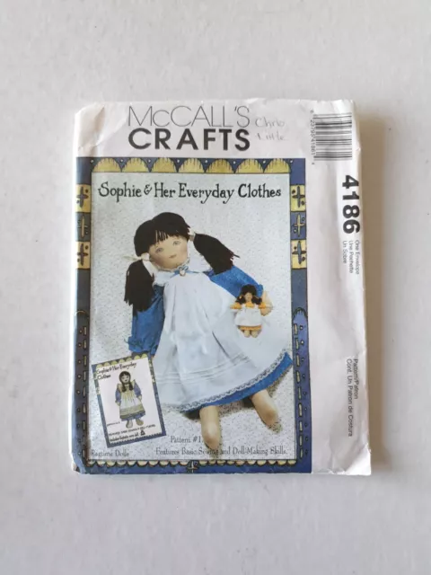 McCall's Crafts 4186 Sophie & Her Everyday Clothes Sewing Pattern - Uncut