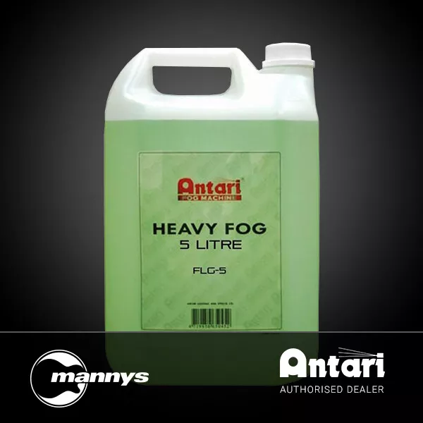 Antari Heavy Duty Smoke / Fog Fluid 5 Litre (Green Fluid)