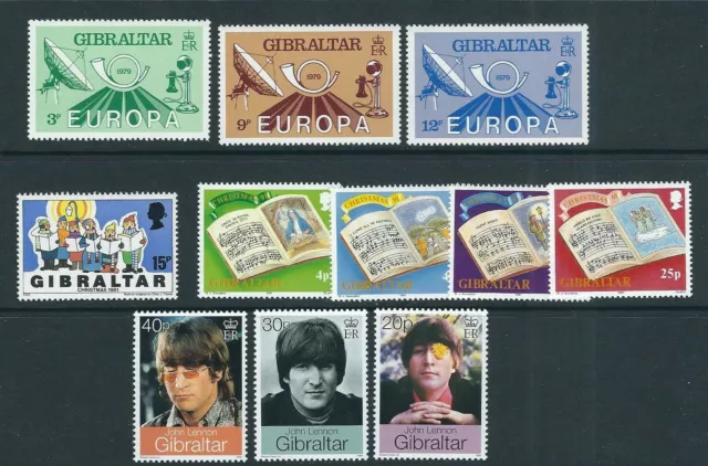 Gibraltar 1970-90s Musique, Art, Culture, Theater, Cinéma Thème VF Mostly MNH