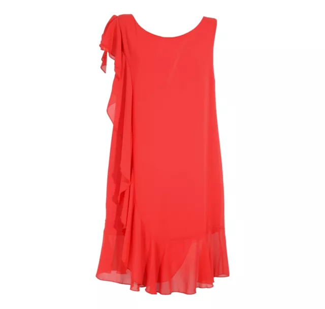 LISA KOTT Vestido Mujer Curvy Estilo Color Rojo 4548Made IN Italy