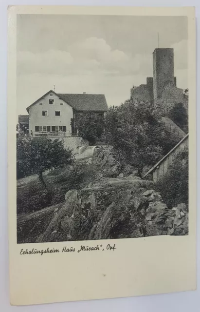 Schöne alte Ansichtskarte AK - S/W Erholungsheim Murach Arbeiter Wohlfahrt 1952