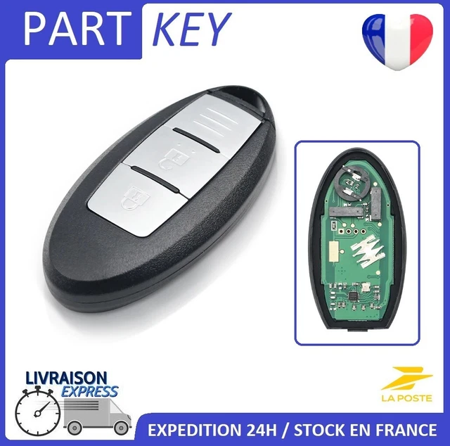 Coque De Télécommande Pour Nissan – Modèle 3 Boutons, Compatible K12, Note, Qashqai, Navara