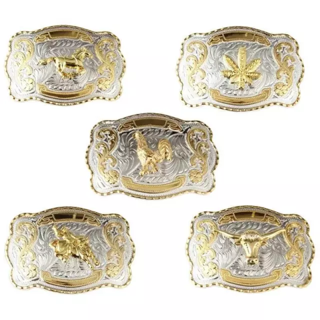 Rock Bull Ride Long Rodeo Huge Rodeo Big Cowboy Texas Western Shine Belt Buckle