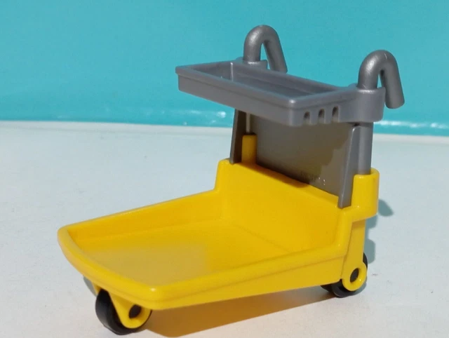 Playmobil Attelage de Chariot Marron et Noir Vintage
