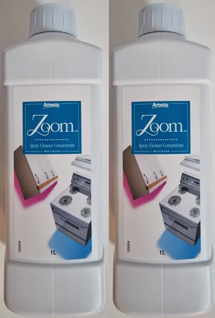 2 Amway ZOOM Sprayreiniger Konzentrat je 1 LiterTeppichen und unbehandelten Holz