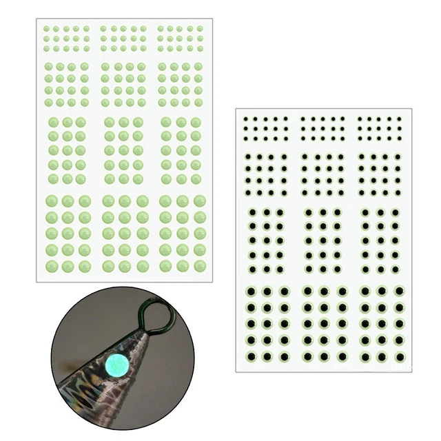 Set 6 Adesivi Luminosi Per Interruttori - Simboli 14mm, Pellicola Trasparente Impermeabile