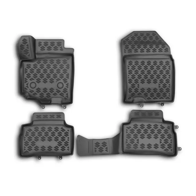 Fußmatten Gummimatten für Nissan e-NV200 2014-2023 OMAC 3D Auto Schwar