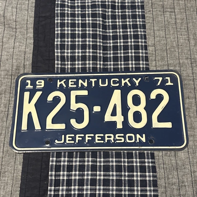 US Kentucky, License Plates, Automobilia, Transportation