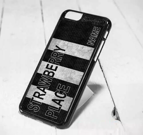 Newcastle, Personalised Phone Case - Bar Scarf style - Hard plastic case