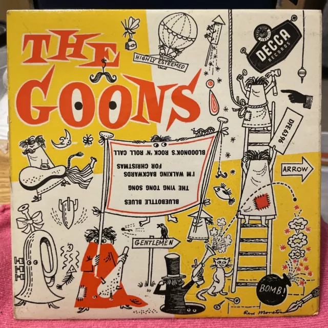 THE GOONS 7” E.P Decca Records VG+/VG+ Ying Tong Song Walking Backwards For Xmas