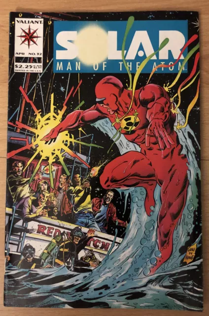 Solar Man Of Atom #32 VanHook Story Grau Art Terminator 2 Ad On Back Low Grade