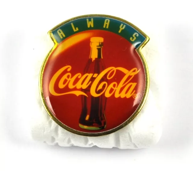 Coca-Cola Coke USA Lapel Pin Button Badge Anstecknadel - Always Logo Flasche