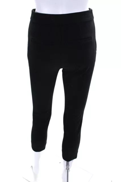 10 Crosby Derek Lam Womens Cotton Buttoned Hook & Eye Sailor Pants Black Size 0 3
