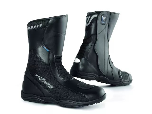 Waterproof Breathable Boots Touring Sports Motorcycle Motorbike Leather