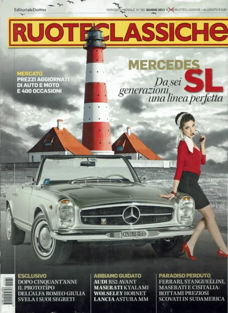 RUOTECLASSICHE n. 282 giu. 2012 Mercedes SL ed. Domus R03