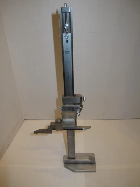 MITUTOYO 12& INCH Vernier Height Gage Made in Japan CARBIDE SCRIBE