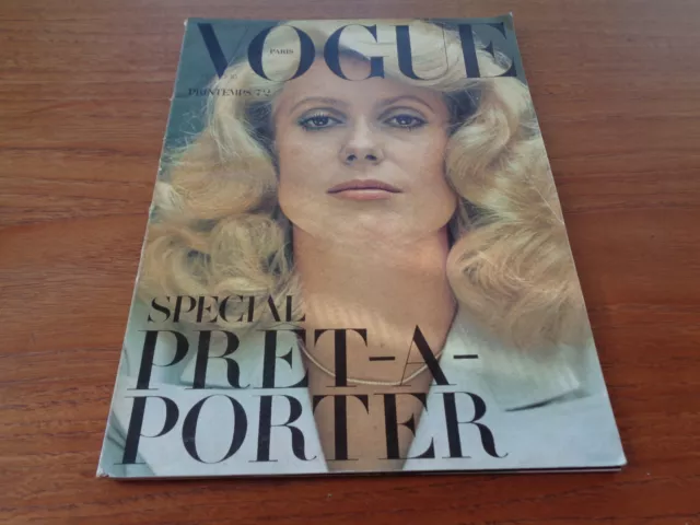 Vogue UK / USA Magazin Februar 1972 Catherine Deneuve