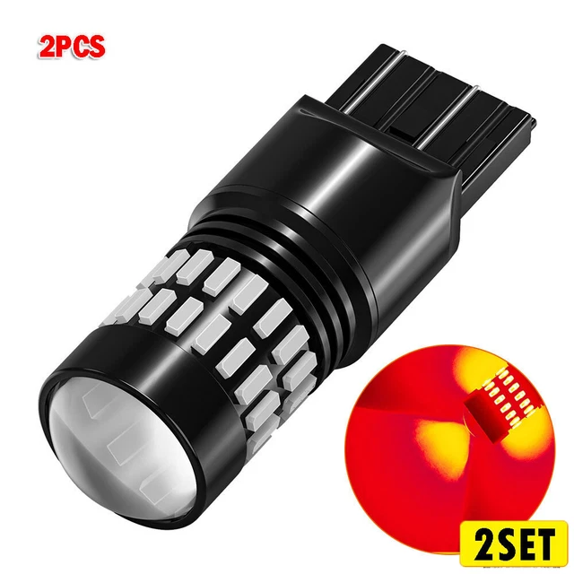 4Pcs 7440 7443 Red Brake LED Light Tail Parking Turn Signal Bulbs Light Bright