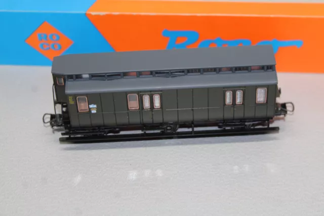 Roco 44208C 3-Achser Personenzug-Postgepäckwagen Post3 DRG Gauge H0 Boxed