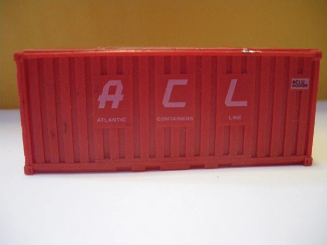 SHIPPING CONTAINER: ACL (Atlantic Containers Line): 20’: HO Scale 1:87 ...