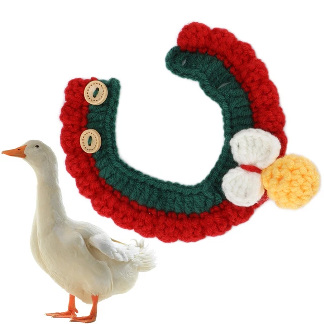 Labuda Duck Collar Easy Put On Gift Cute Comfortable Decoration Chicken Collar