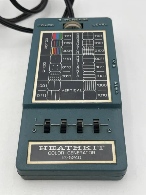 Vintage Heathkit IG-5240 Color Television Signal Generator