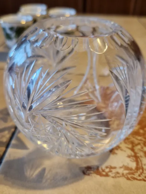 Schleuderstern - Kristallkugel Vase