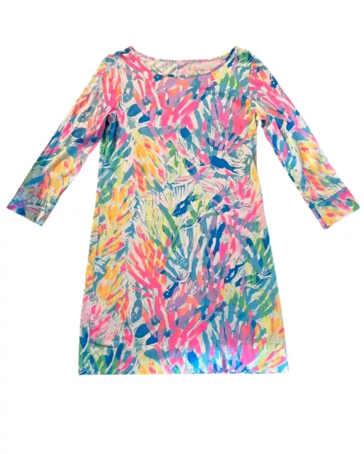 Lilly Pulitzer Marlowe Shift Lightweight Dress Sparkling Sands