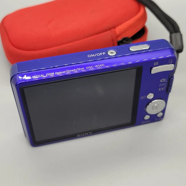 Sony Cybershot DSC-W560 14,1 megapixel fotocamera digitale compatta testata blu 3
