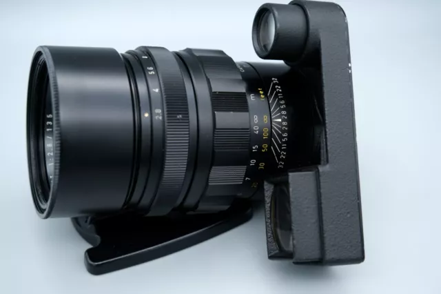 LEITZ CANADA ELMARIT-M 2,8 135mm mit Brille - technisch ok, Beschreibung lesen 2