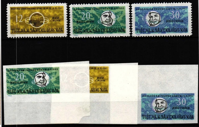Vietnam Nord 265-267 + U postfrisch Raumfahrt #GY895