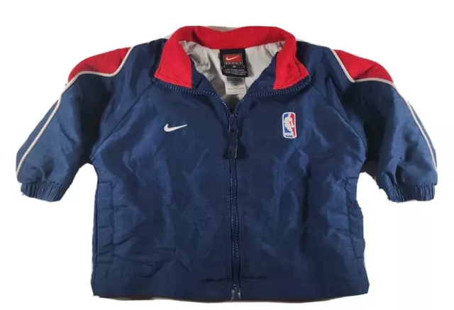 NIke Team NBA Logo Full Zip Up Jacket Toddler BOYS 12 MONTHS