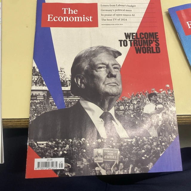 THE ECONOMIST MAGAZINE Oct/Nov 2024 Latest Issue Trump £7.99 PicClick UK