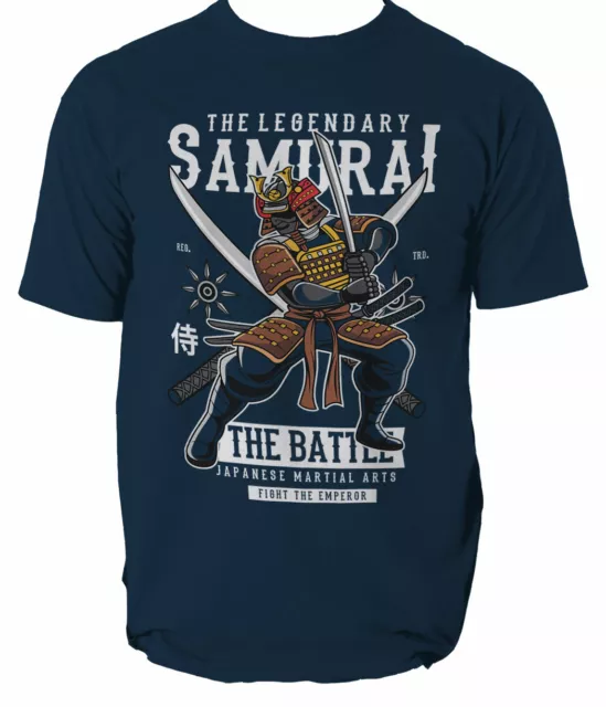 Samurai mens t shirt Japanese Film Mens Martial Hattori Hanzo S-3XL