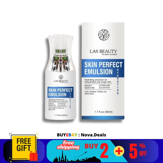 Crème Hydratante Las Beauty Skin Perfect Emulsion 50 Ml - Hydratation Intense, 75% Ingrédients Organiques