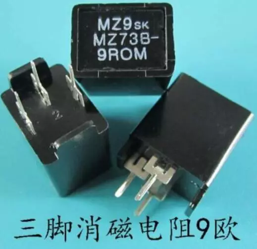 2PCS MZ73B-9ROM Color TV Deagnetization Resistor 9 Euro 3Pin