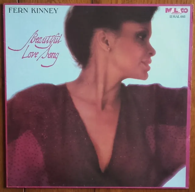 DISQUE VINYLE MAXI 45t 12" FERN KINNEY « Beautiful Love song » DISCO U.K 1983