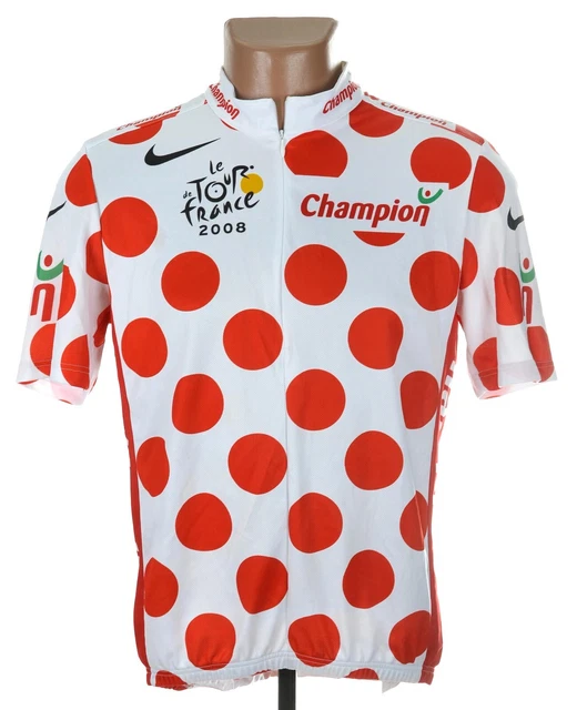 Camicia Da Ciclismo Champion Tour De France 2008 Maglia Nike Taglia M Adulto