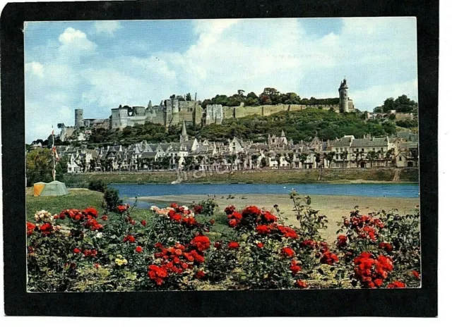 cpm 37 CHINON - The Dominant Castle of Vienna (1957)