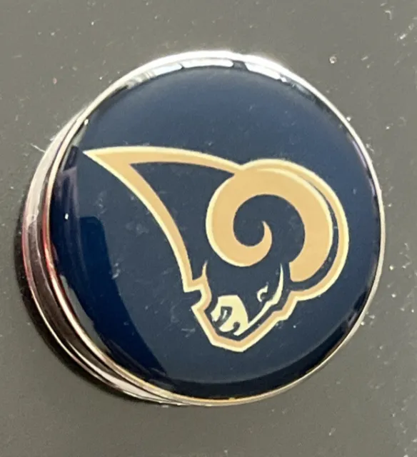 NFL  LA RAMS Surgical Steel Spool Plug Body Jewelry Earrings Size 7/16 Inch  NEW