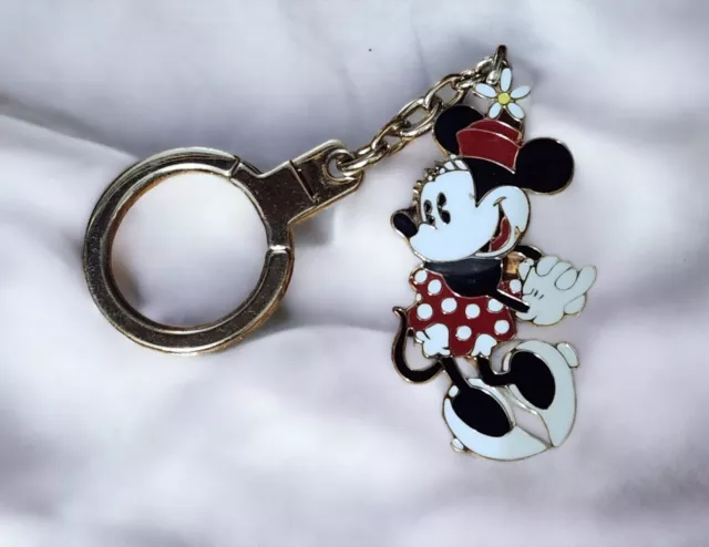 Kate Spade X Disney Minnie Mouse Keychain Key Ring Bag Charm NEW With Tags