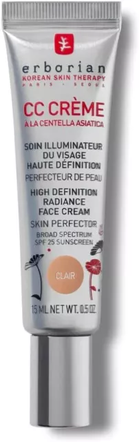 Erborian CC Cream with Centella Asiatica – Lightweight Skin 15ml, Clair